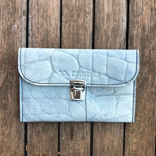 CAOMKA Flat Coin Purse Natural BioCuir® Leather Exclusive Piece No. 8222