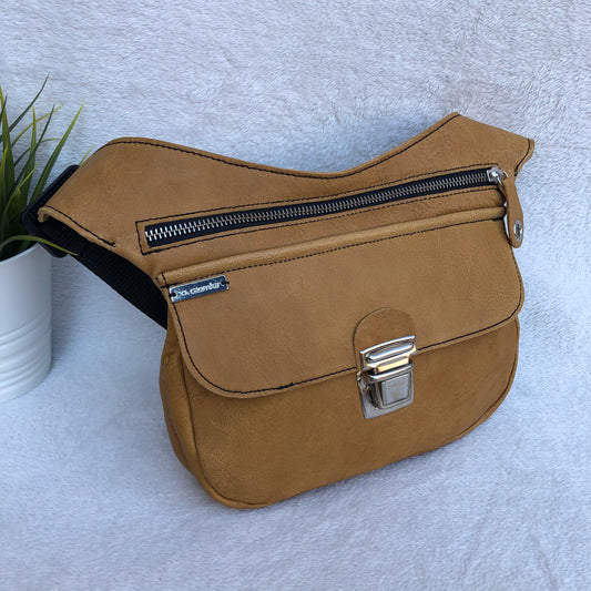 Special Brown Camel & Silver · Piel natural BioCuir® · Pieza Única Núm. 8135