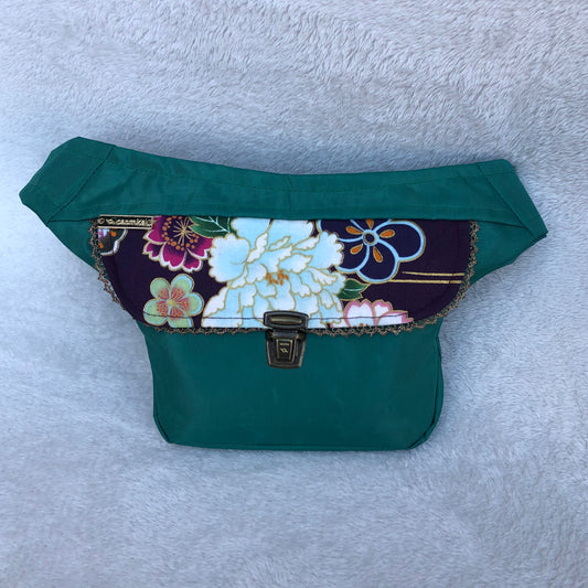 Mini Green Japanese Flowers · Waterproof · Unique Piece No. 8161