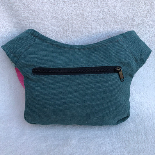 Special Sweet Love Green Unique Piece No. 8142 + Extra back pocket with zipper