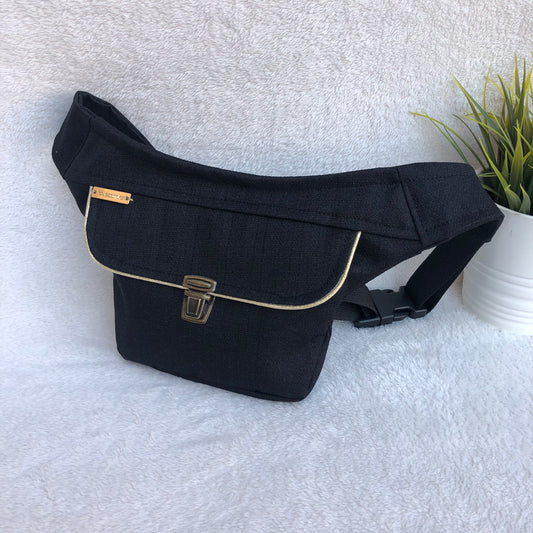 Mini Elegant Black. Anti-stain resinated fabric. Exclusive Piece No. 8305