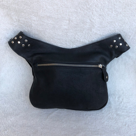 Premium Black Fantasy &amp; Silver Natural BioCuir® Leather Exclusive Part No. 8304