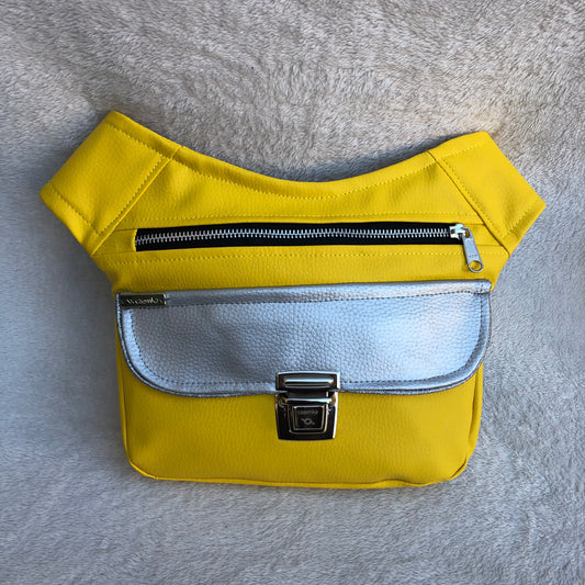 Special Yellow & Silver · Piel Vegana. Pieza Única Núm. 8408