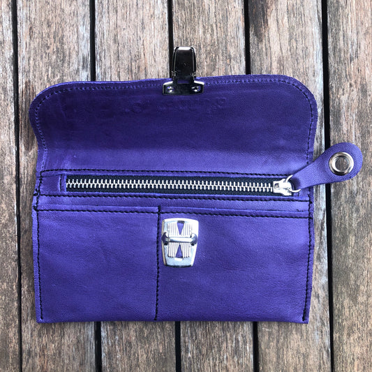CAOMKA Flat Coin Purse Natural BioCuir® Leather Exclusive Piece No. 8391