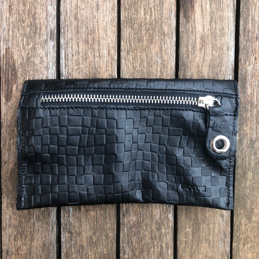 Monedero Plano CAOMKA · Piel natural BioCuir® · Pieza Exclusiva Núm. 8487