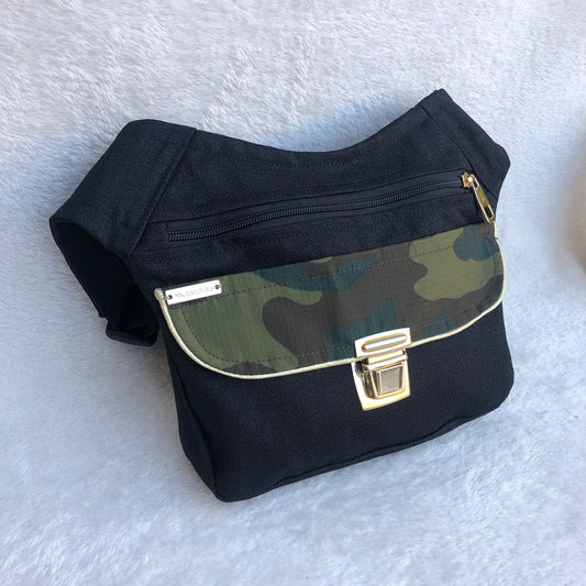 Special Black &amp; Camouflage · Anti-stain resinated fabric · Unique Piece No. 8427