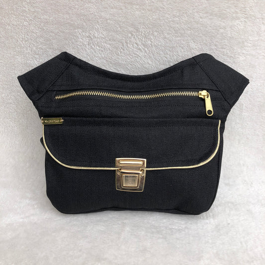 Special Spike Black Waterproof Gold + Extra back pocket. Exclusive Piece No. 8517
