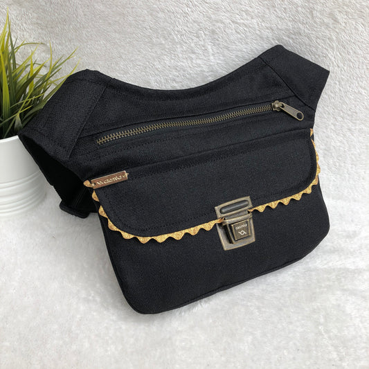 Special Elegant Black · Tela resinada anti-manchas · Pieza Única Núm. 8467 + Bolsillo Trasero