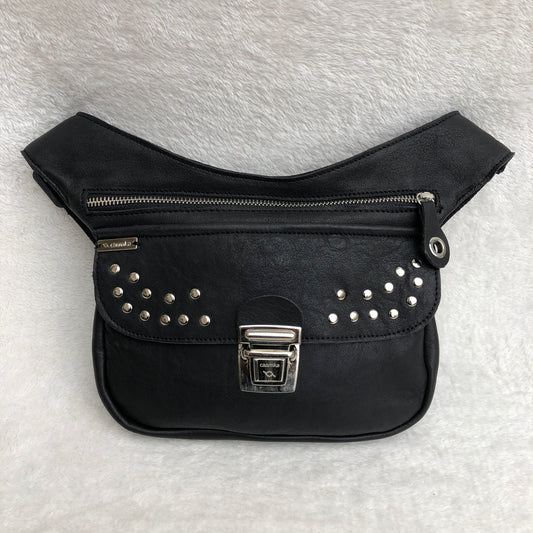 Premium Black Fantasy &amp; Silver Natural BioCuir® Leather Exclusive Part No. 8471