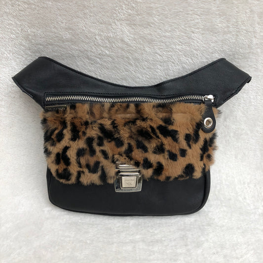 Special Soft Black &amp; Silver BioCuir® natural leather Exclusive Piece No. 8470