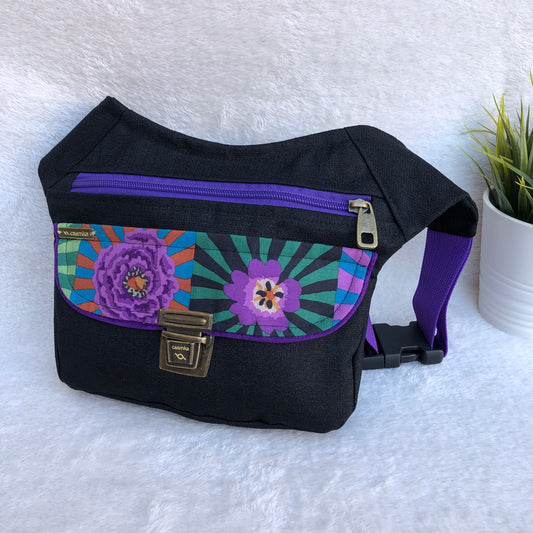 Special Black Japanese Flowers · Waterproof · Unique Piece No. 8502