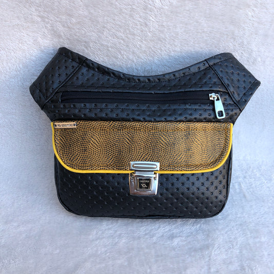 Premium Black Plus Vegan Leather. Unique Piece No. 8515