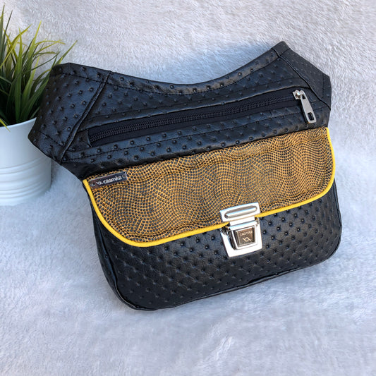 Premium Black Plus Vegan Leather. Unique Piece No. 8515