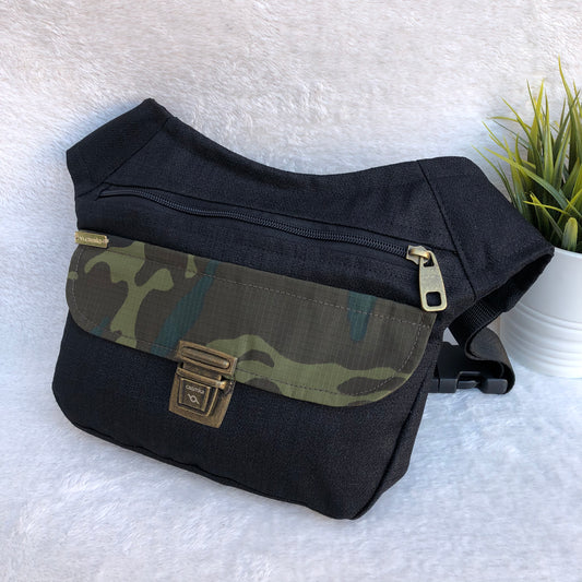 Special Black &amp; Camouflage · Anti-stain resinated fabric · Unique Piece No. 8512