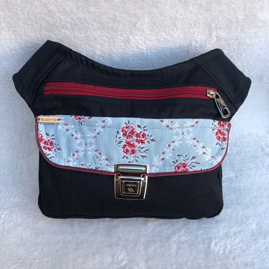 Special Black & Sweet Flowers · Tela resinada anti-manchas · Pieza Exclusiva Núm. 8534