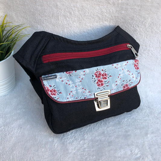 Special Black & Sweet Flowers · Tela resinada anti-manchas · Pieza Exclusiva Núm. 8534