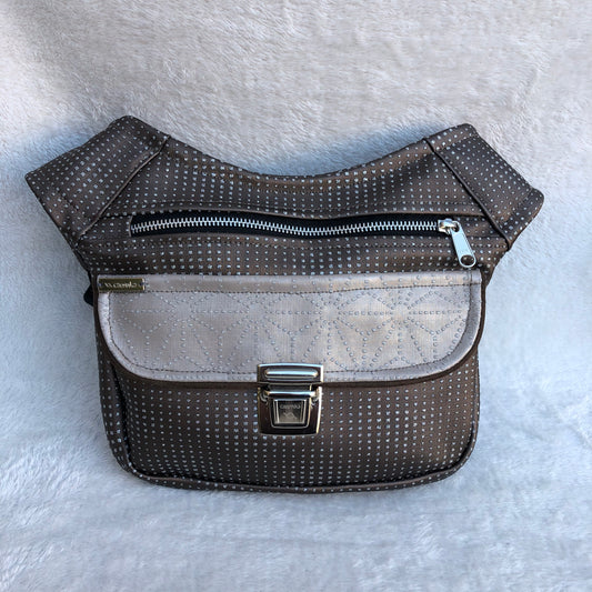 Premium Special Brown Vegan Leather. Unique Piece No. 8526
