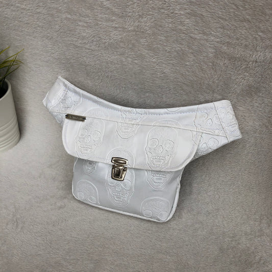 Mini Special White Skulls · Piel Vegana · Pieza Única Núm. 8587