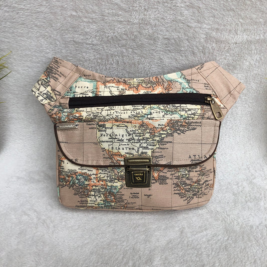 Special World Map · Waterproof resin-coated fabric · Unique Piece No. 8636