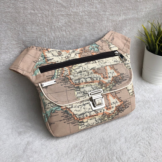 Special World Map · Waterproof resin-coated fabric · Unique Piece No. 8650