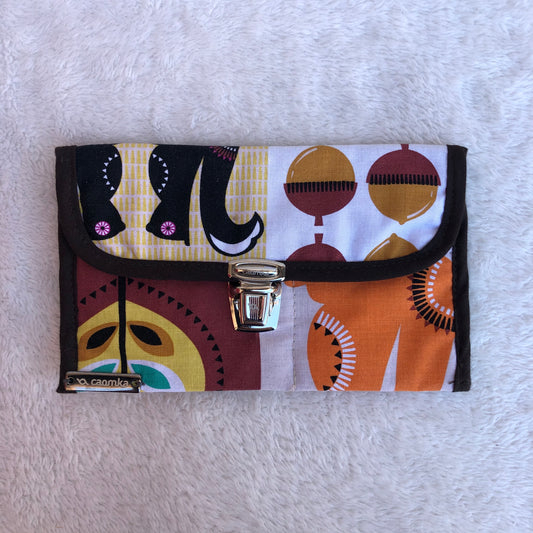 CAOMKA Flat Coin Purse Unique Piece No. 8782