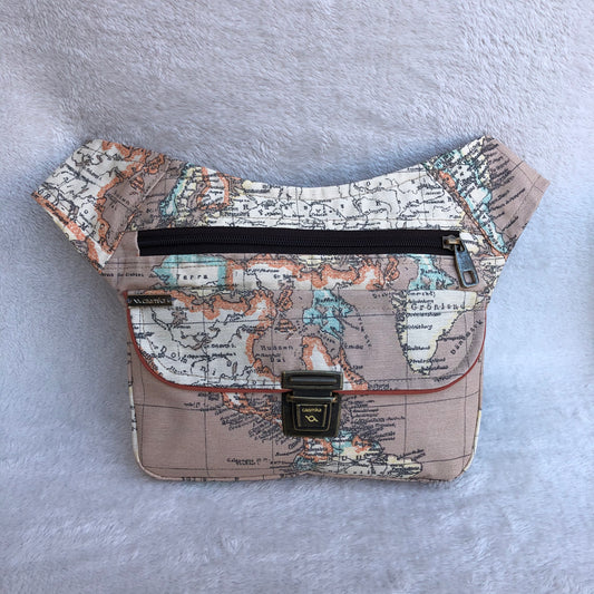 Special World Map · Waterproof resin-coated fabric · Unique Piece No. 8675