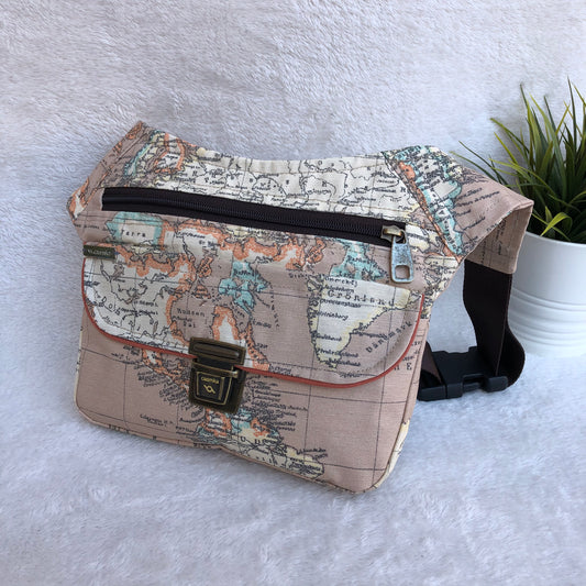 Special World Map · Waterproof resin-coated fabric · Unique Piece No. 8675