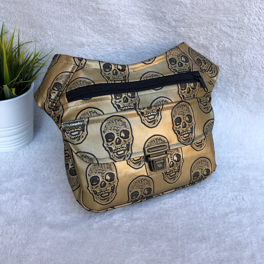 Special Golden Skulls · Piel Vegana. Pieza Única Núm. 8605