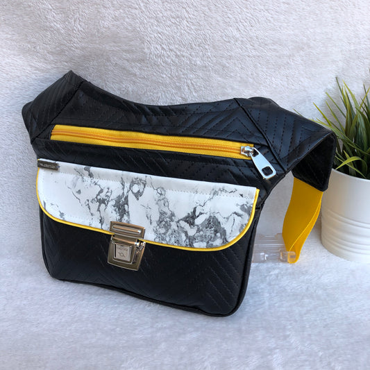 Special Premium Black Vegan Leather. Unique Piece No. 8575