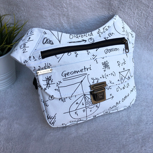 Special "Geometri" White · Piel Vegana. Pieza Única Núm. 8589