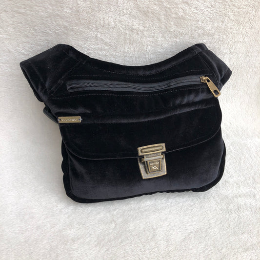 Special Velvet Black &amp; Old Gold + Back pocket Unique Piece No. 8667