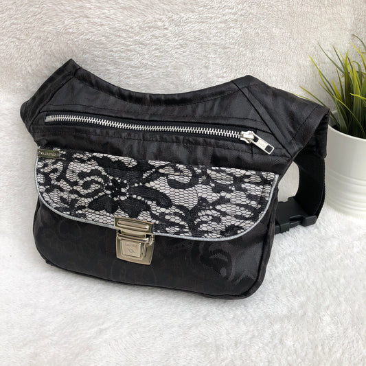 Premium Elegant Black &amp; Silver Unique Piece No. 8643