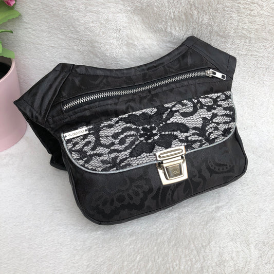 Premium Elegant Black &amp; Silver Unique Piece No. 8643