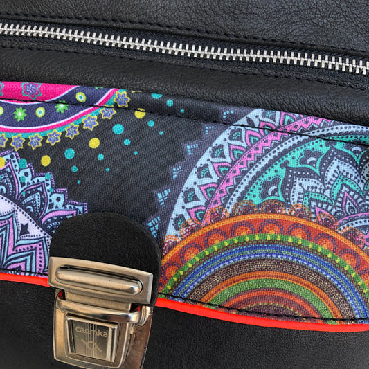 Special Black & Mandalas · Piel natural BioCuir® · Pieza Única Núm. 8800
