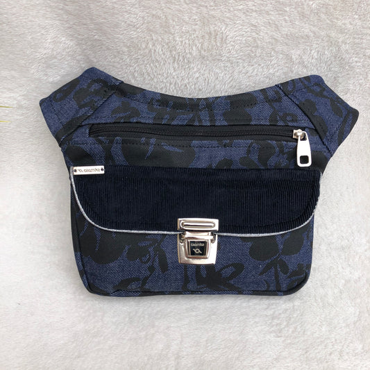 Special Jeans Flowers + Extra Back Pocket Unique Piece No. 8868