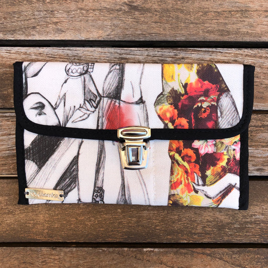 CAOMKA Flat Coin Purse Unique Piece No. 8936