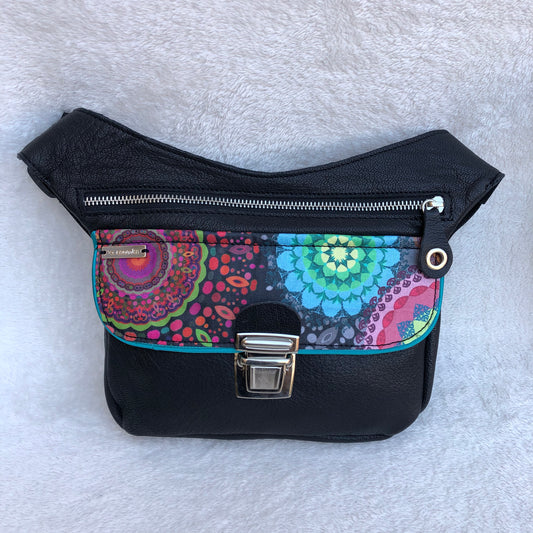 Summer Black & Mandalas · Piel natural BioCuir® · Pieza Única Núm. 8892