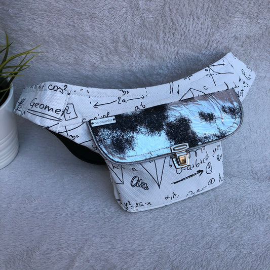 Mini Special Geomotric Vegan Leather Unique Piece No. 9079