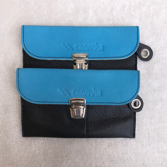 CAOMKA Flat Coin Purse Natural BioCuir® Leather Exclusive Piece No. 8917