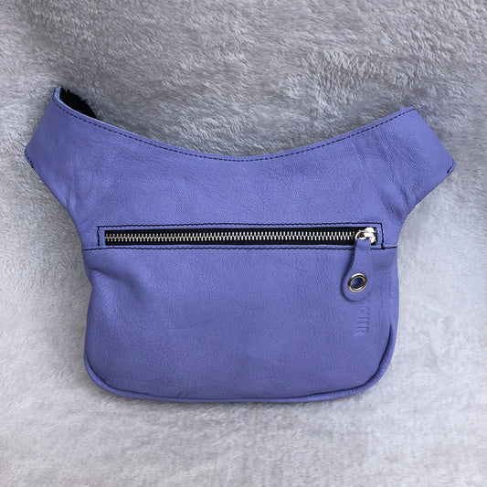 Special Lavender &amp; Silver BioCuir® natural leather Exclusive Piece No. 8911