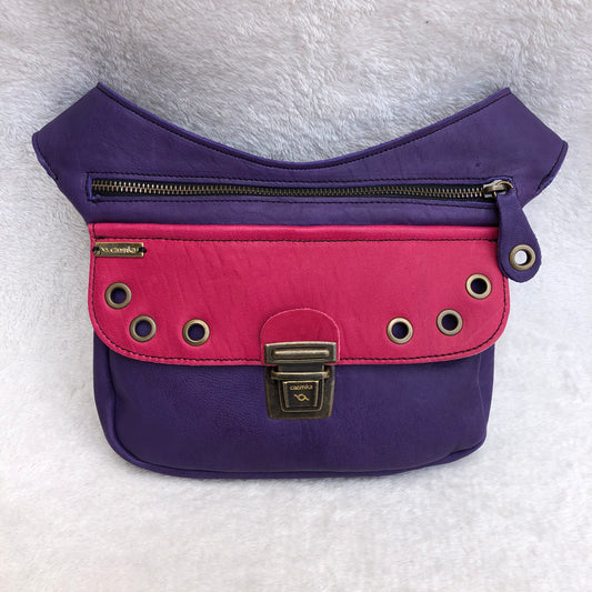 Special Purple Fantasy · Altgold · BioCuir® Naturleder · Exklusives Stück Nr. 8914