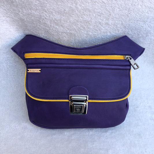 Special Purple &amp; Yellow Natural BioCuir® Leather Exclusive Part No. 8955