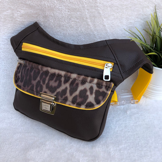 Special Brown & Animal Print · Piel Vegana. Pieza Única Núm. 9001
