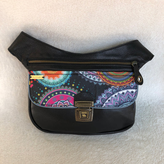 Summer Black & Mandalas · Piel natural BioCuir® · Pieza Única Núm. 9140