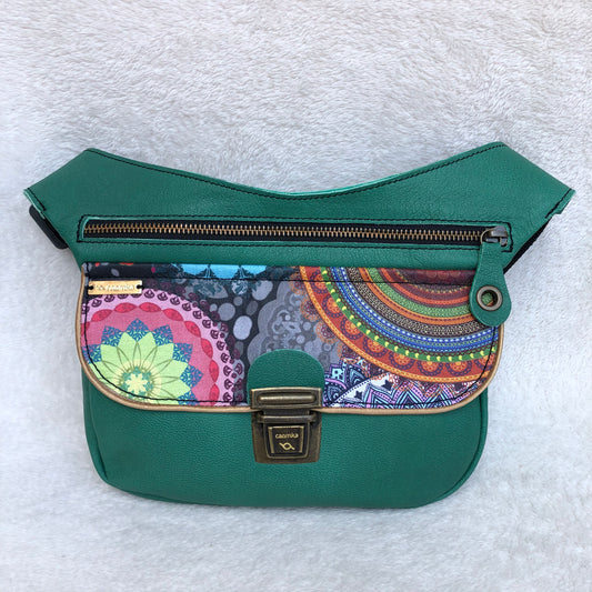 Special Green Summer Mandalas · Piel natural BioCuir® · Pieza Única Núm. 9185