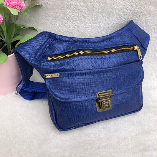 Special Blue & Gold (tela resinada impermeable) · Pieza Esclusiva Núm. 9165