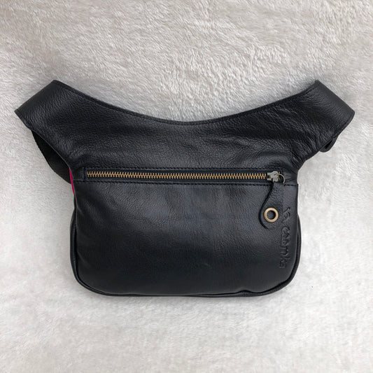 Summer Black & Mandalas · Piel natural BioCuir® · Pieza Única Núm. 9166