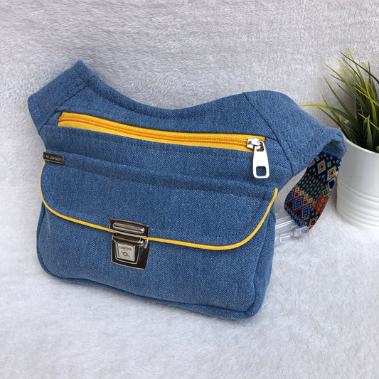 Special Jeans Blue & Yellow + Bolsillo extra trasero · Pieza Única Núm. 9272