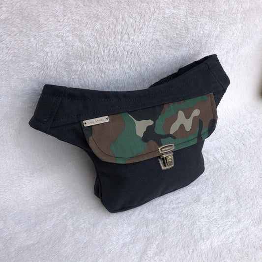 Mini Black &amp; Camouflage Unique Piece No. 9197