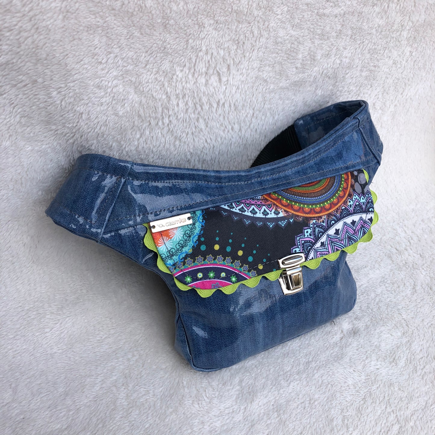 Mini Special Jeans &amp; Mandalas · Wasserfest · Einzelstück Nr. 9195